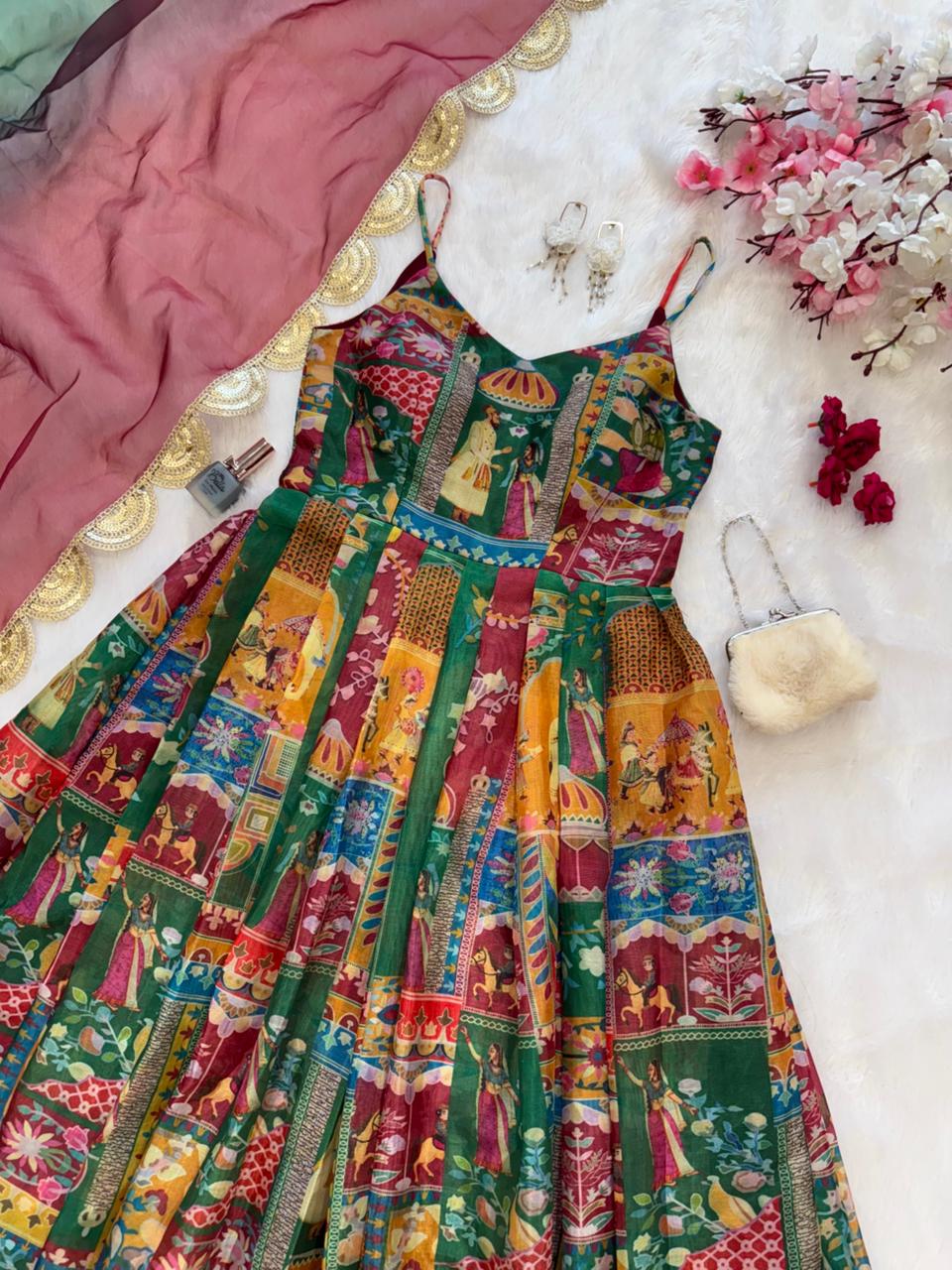 Maverick Fusion Anarkali Gown